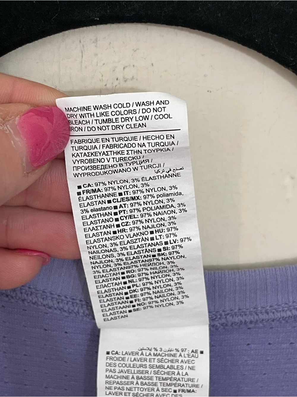 Athleta In Motion Seamless Tee Size M Periwinkle Blue Breathable Performance - Picture 3 of 7